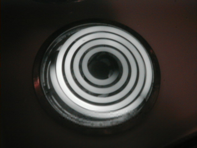 Infrared digital photograph of stove burner, 5 of 7.
